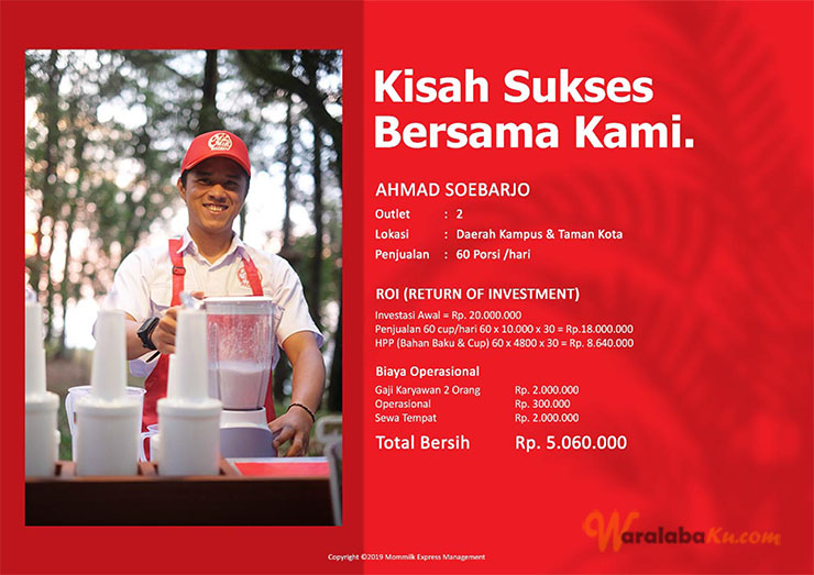 Franchise Peluang Usaha Minuman Mommilk Express