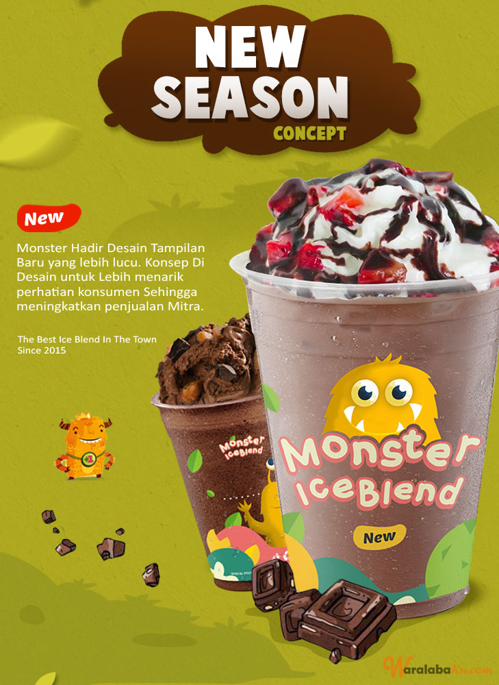 Franchise Minuman Monster Iceblend Peluang Bisnis Minuman Modal Kecil
