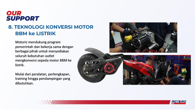 Kemitraan Peluang Bisnis Bengkel & Servis Motor Listrik Motoriz