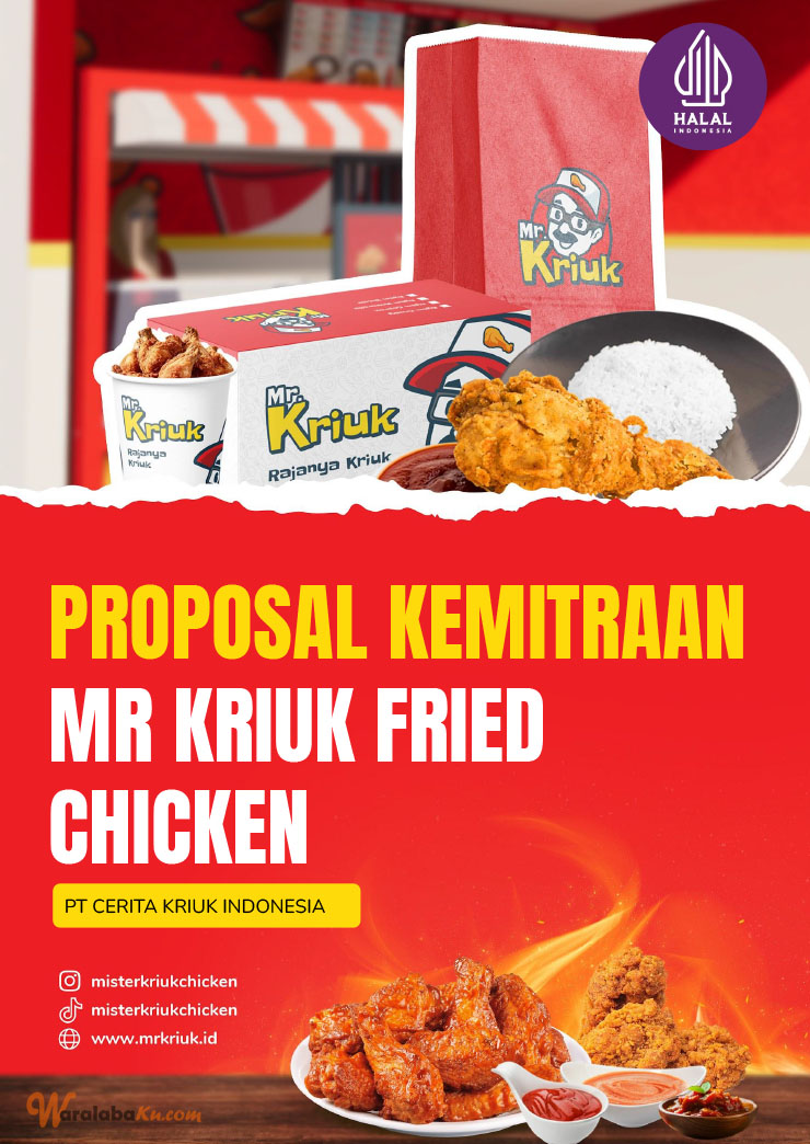 Kemitraan Peluang Bisnis Mr. Kriuk Fried Chicken