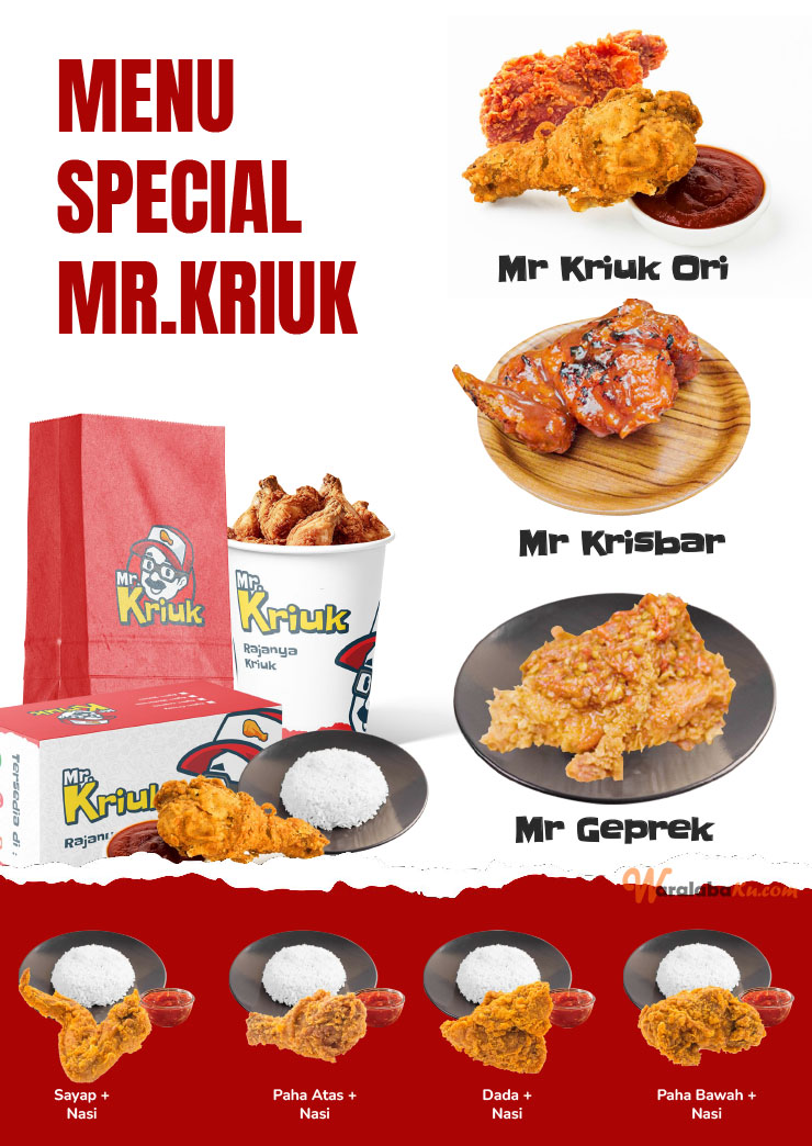 Kemitraan Peluang Bisnis Mr. Kriuk Fried Chicken