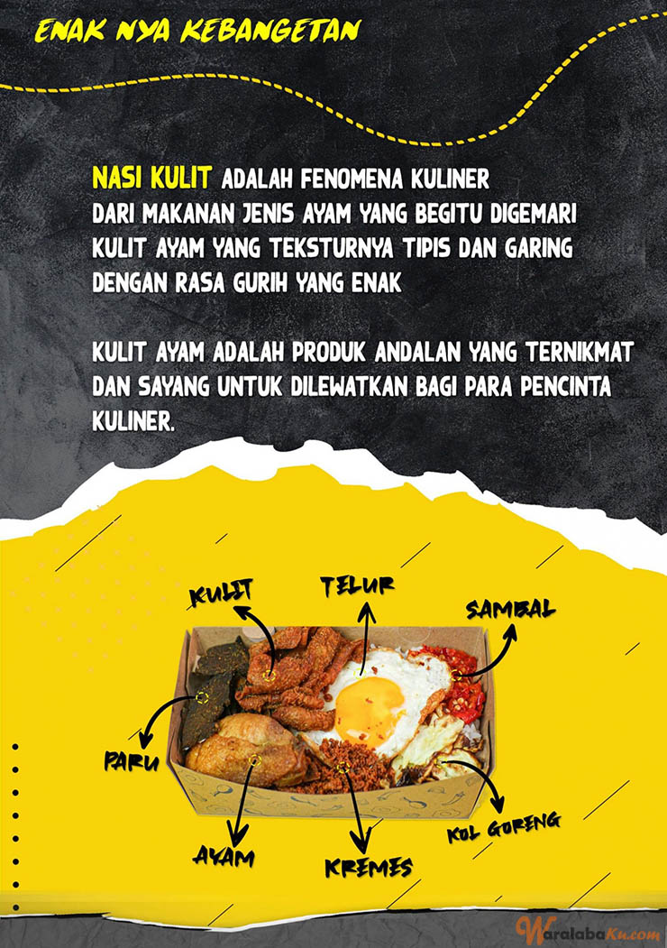 Peluang Usaha Makanan Kekinian  - Nasi Kulit Kapten