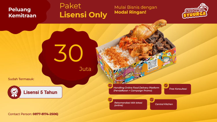 Kemitraan / Peluang Bisnis Restoran Nasi Kulit Syuurga