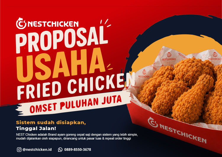 Kemitraan / Peluang Bisnis Restoran Fried Chicken Sambal Nusantara Nestchicken