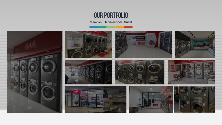 Kemitraan / Peluang Bisnis Laundry Kiloan, Satuan, Komersial Netto Laundromat
