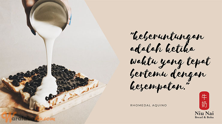 Franchise Peluang Usaha Minuman Niu Nai Bread & Boba