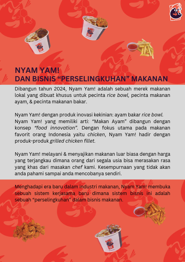 Kemitraan / Peluang Bisnis Rice Bowl Ayam Bakar ~ FWB Nyam Yam!