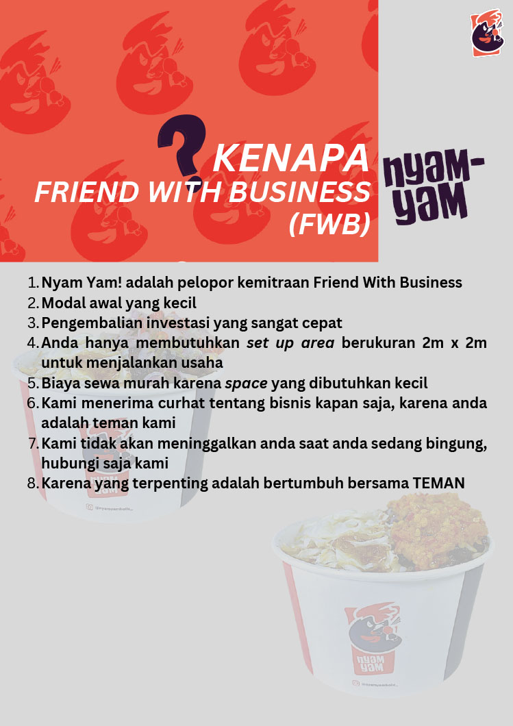 Kemitraan / Peluang Bisnis Rice Bowl Ayam Bakar ~ FWB Nyam Yam!