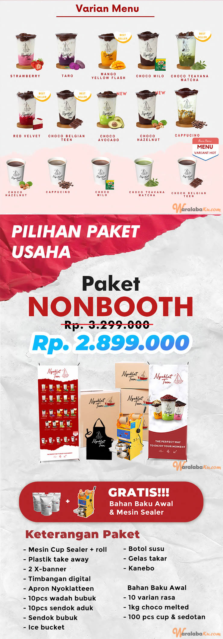 Franchise Peluang Usaha Minuman Coklat ~ Nyoklat Teen