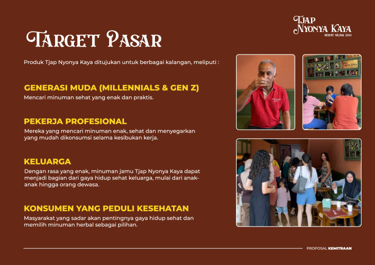 Kemitraan / Peluang Bisnis Cafe Jamu Kekinian Tjap Nyonya Kaya by Makko Group