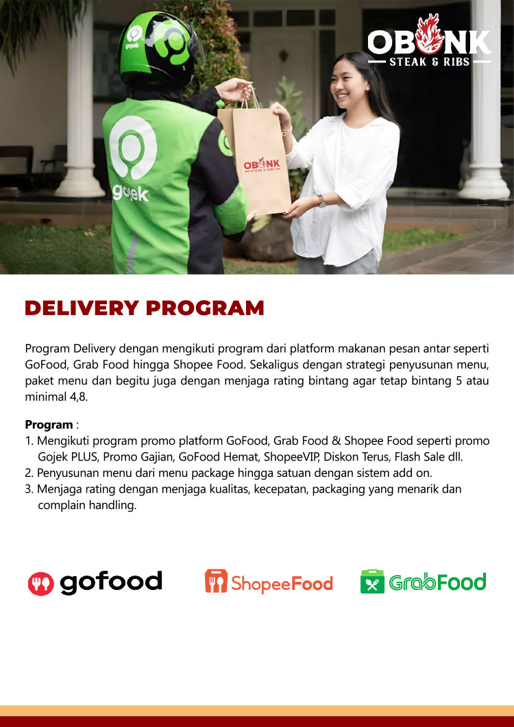 Kemitraan / Peluang Bisnis Resto Western Food Obonk Steak & Ribs Kemitraan / Peluang Bisnis Resto Western Food Obonk Steak & Ribs