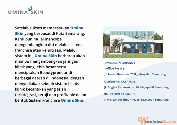 Franchise Peluang Usaha Kecantikan Dan Kesehatan Omina Skin