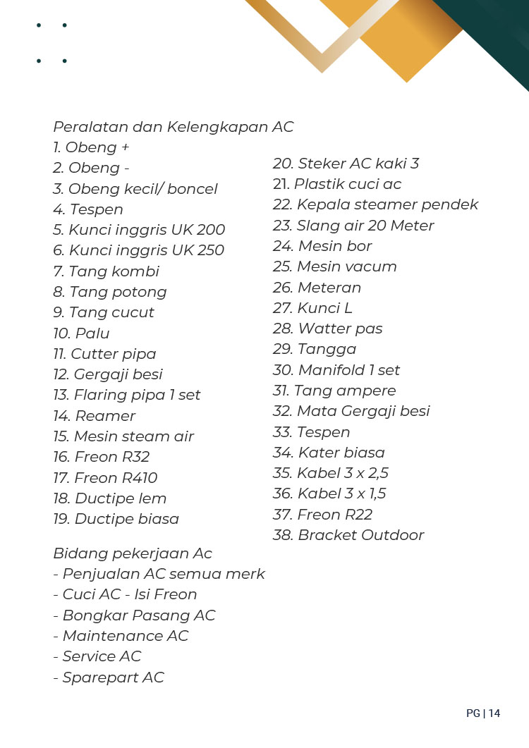 Kemitraan Peluang Bisnis Jasa Kebersihan OneProKlin, Servis AC ProCool, &Renovasi Bangungan ProBangunDesign by One Pro Jasa
