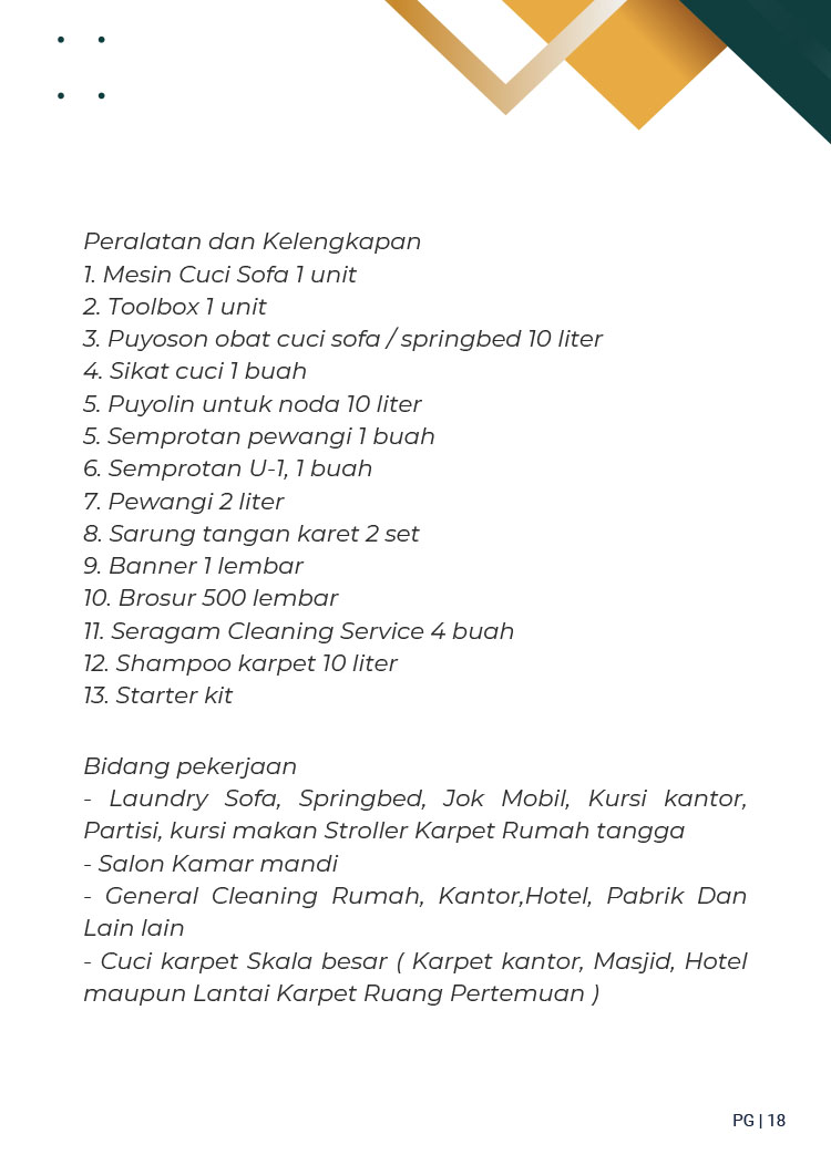 Kemitraan Peluang Bisnis Jasa Kebersihan OneProKlin, Servis AC ProCool, &Renovasi Bangungan ProBangunDesign by One Pro Jasa