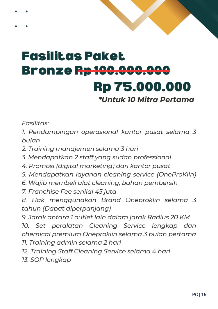 Kemitraan / Peluang Bisnis Jasa General & Deep Cleaning OneProKlin Kemitraan / Peluang Bisnis Jasa General & Deep Cleaning OneProKlin