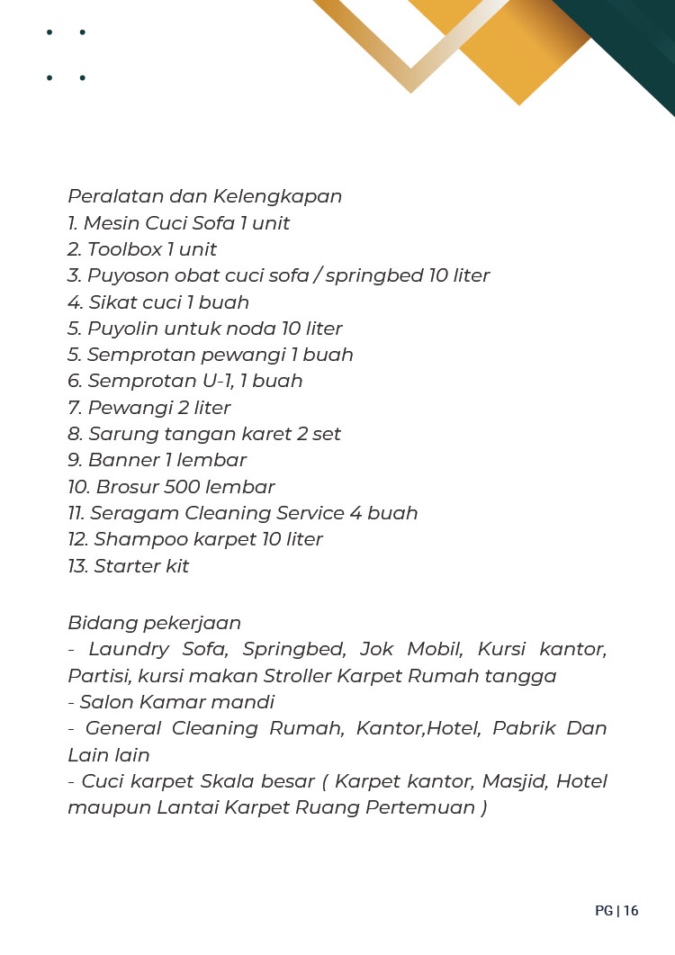 Kemitraan / Peluang Bisnis Jasa General & Deep Cleaning OneProKlin Kemitraan / Peluang Bisnis Jasa General & Deep Cleaning OneProKlin