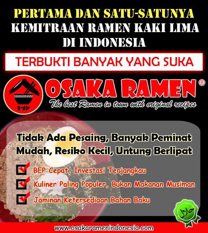 Franchise Peluang Usaha osaka ramen indonesia