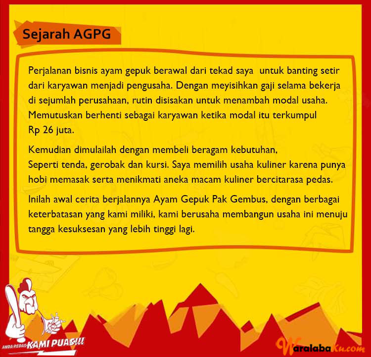 Franchise Peluang Usaha Makanan | Ayam Gepuk Pak Gembus