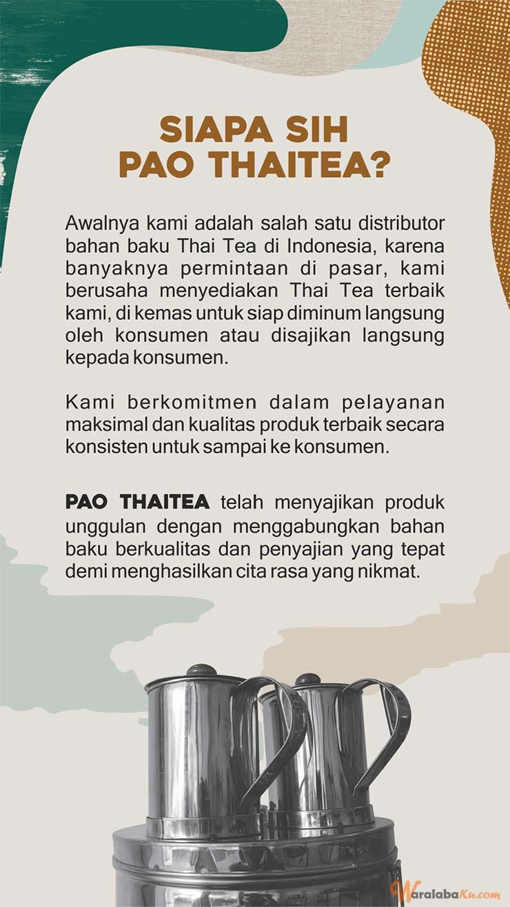 Franchise Peluang Usaha Minuman PAO Thai Tea