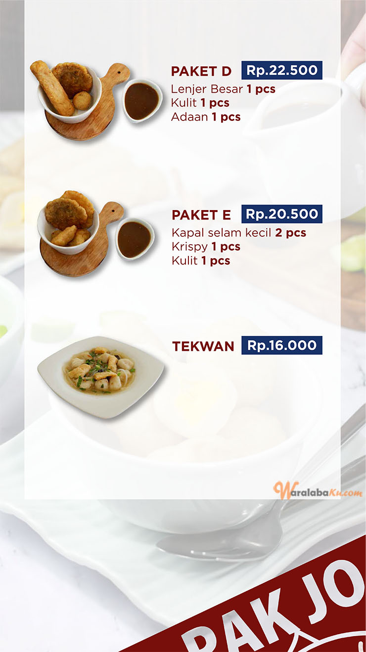 Franchise Peluang Usaha Makanan Pempek Pak Jo