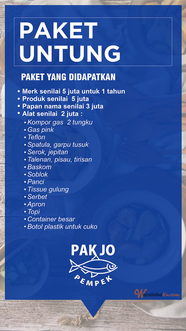 Franchise Peluang Usaha Makanan Pempek Pak Jo