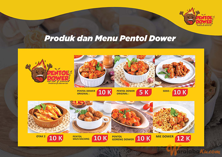 Franchise Peluang Usaha Makanan Pedas Pentol Dower