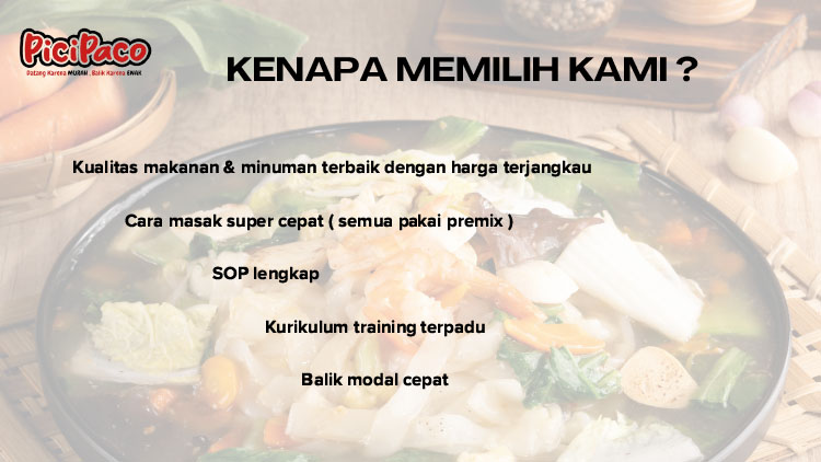 Kemitraan / Peluang Restoran Asia & Nusantara PiciPaco