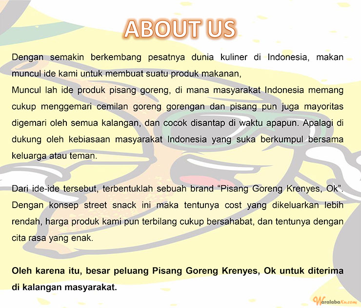 Franchise Peluang Usaha Pisang Goreng Krenyes Ok!