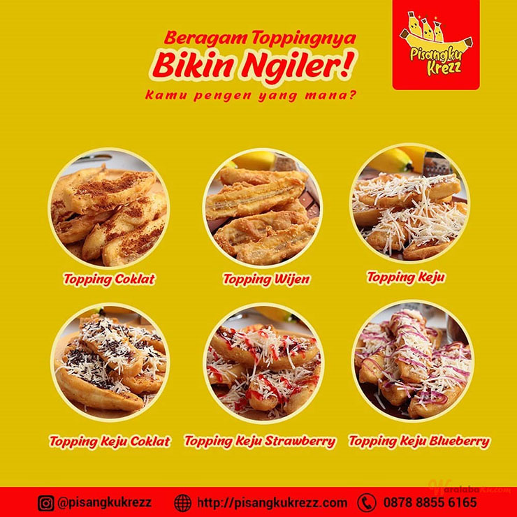 Peluang Usaha Bisnis Makanan Pisangku Krezz