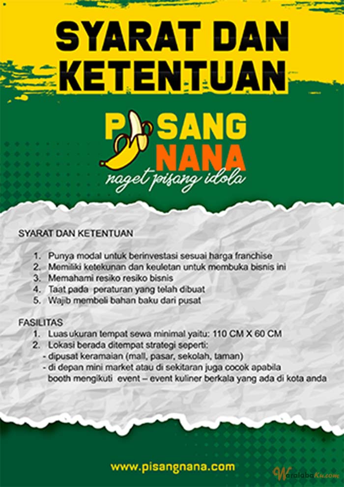 Franchise Peluang Usaha Pisang Nana