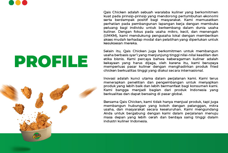 Kemitraan / Peluang Bisnis Fried Chicken Modal Kecil Qais
