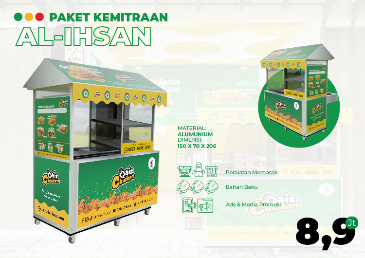 Kemitraan / Peluang Bisnis Fried Chicken Modal Kecil Qais