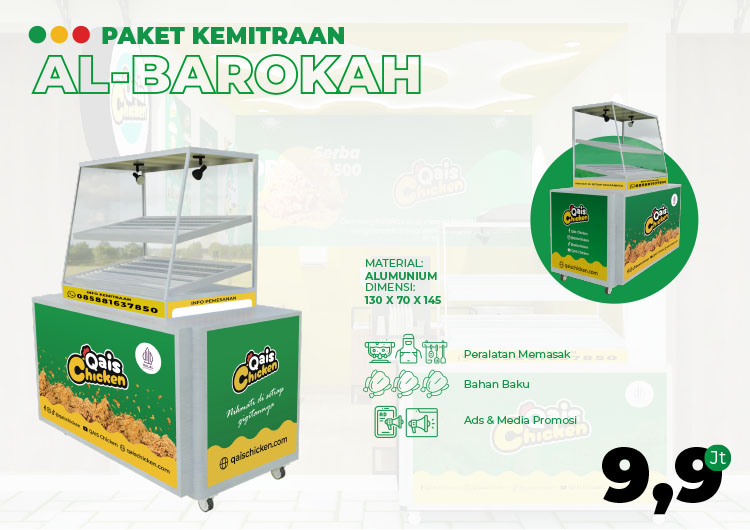 Kemitraan / Peluang Bisnis Fried Chicken Modal Kecil Qais