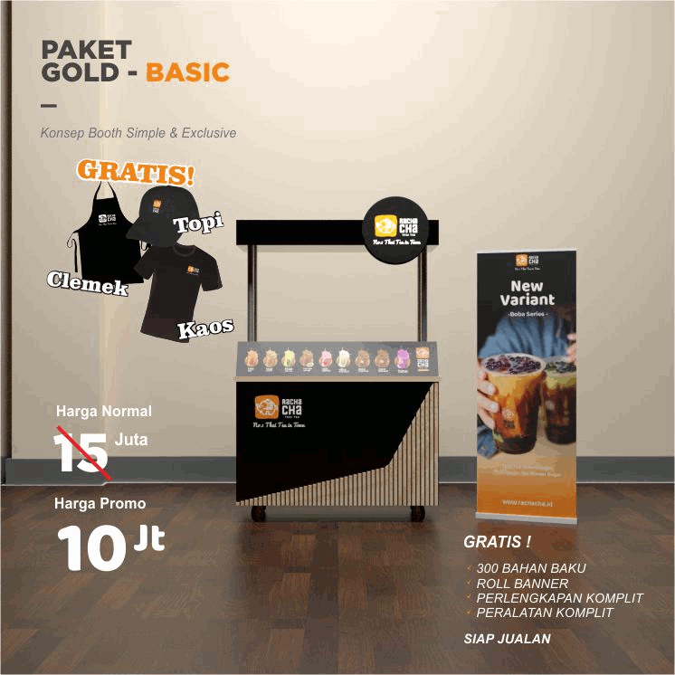 Franchise Rachacha Thai Tea | Peluang Bisnis Minuman Teh Thailand