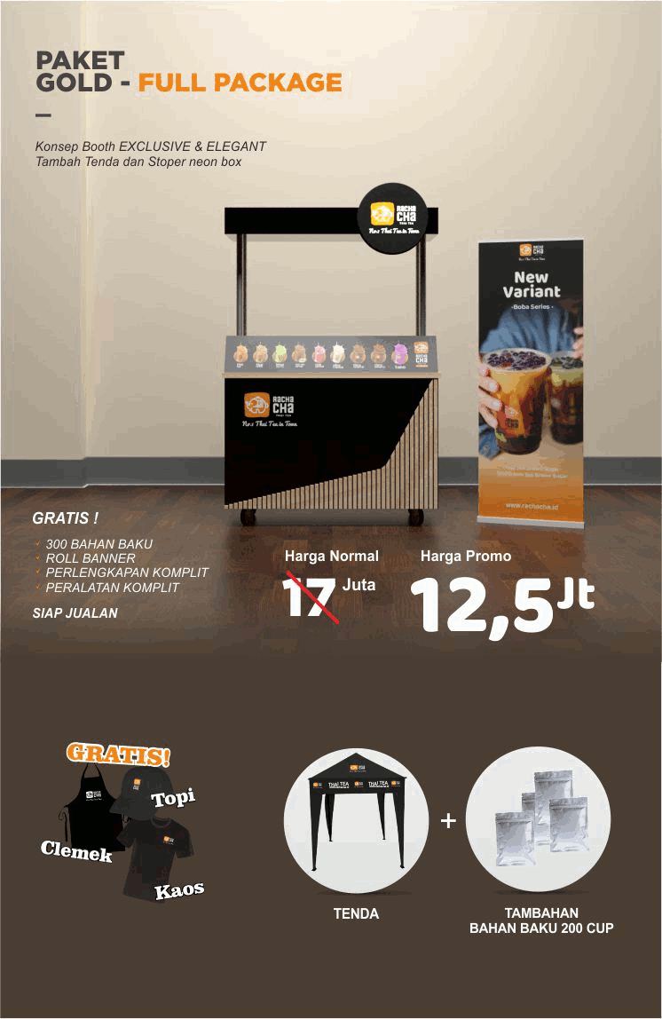 Franchise Rachacha Thai Tea | Peluang Bisnis Minuman Teh Thailand ...