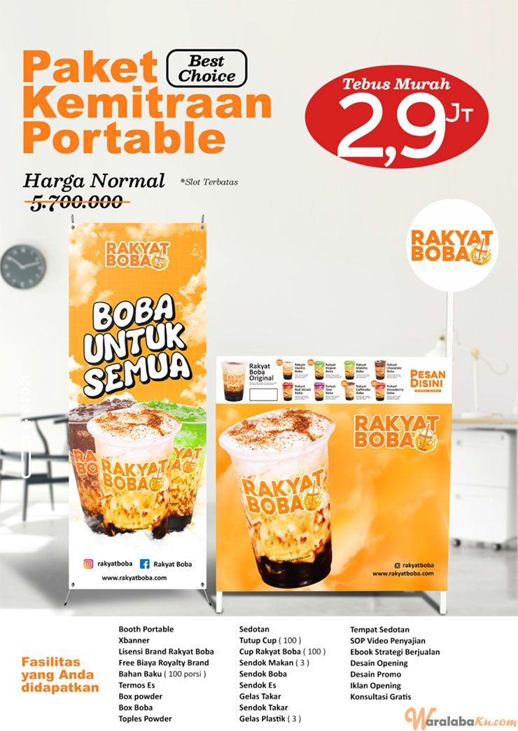 Franchise Peluang Bisnis Minuman BOBA - Rakyat Boba