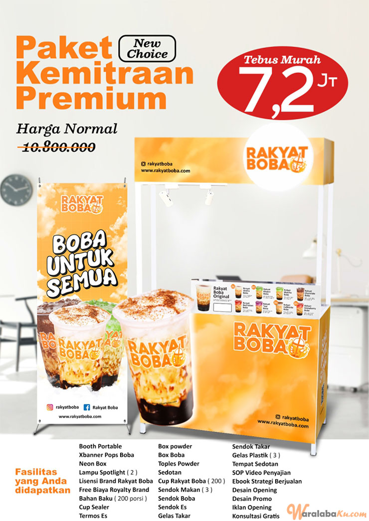 Franchise Peluang Bisnis Minuman BOBA - Rakyat Boba