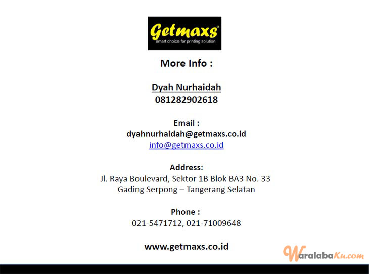 Franchise Peluang Usaha Getmaxs Refill Center