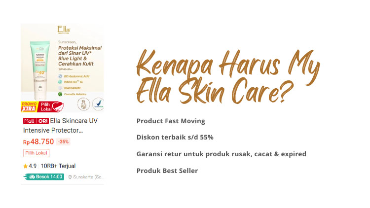 Peluang Bisnis Reseller Produk Kecantikan ~ Ella Skincare Resella