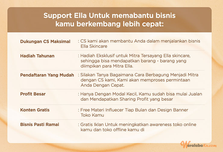 Franchise Peluang Usaha Produk Kecantikan ~ Ella Skincare