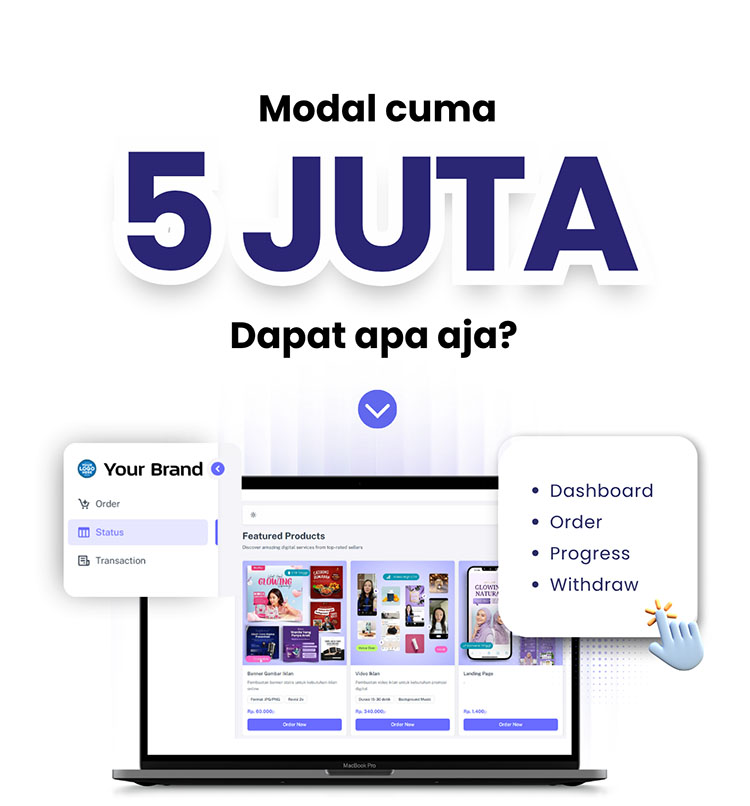 Kemitraan / Peluang Bisnis Agensi Digital Roket Market, Jasa Desain, Website & Konten Sosmed Kemitraan / Peluang Bisnis Agensi Digital Roket Market, Jasa Desain, Website & Konten Sosmed