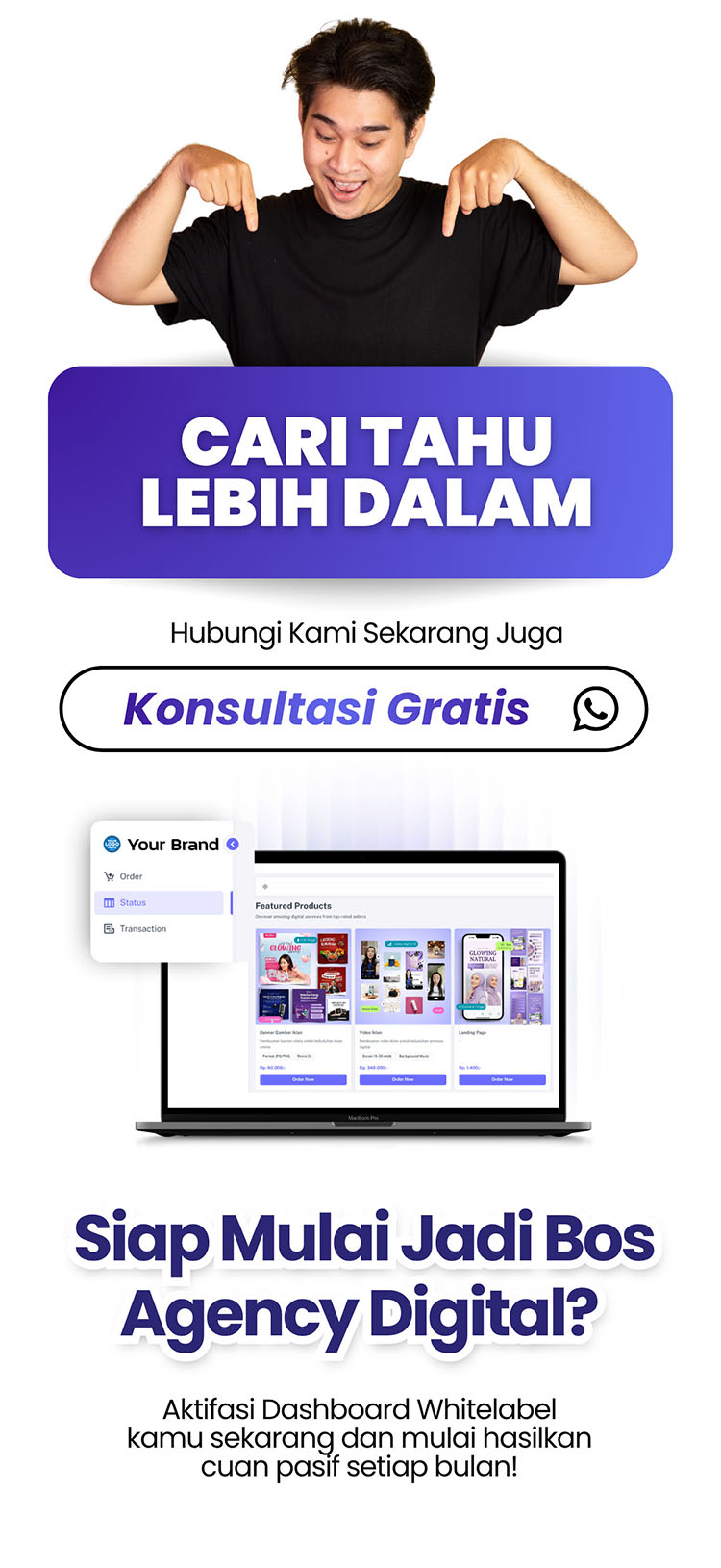 Kemitraan / Peluang Bisnis Agensi Digital Roket Market, Jasa Desain, Website & Konten Sosmed Kemitraan / Peluang Bisnis Agensi Digital Roket Market, Jasa Desain, Website & Konten Sosmed