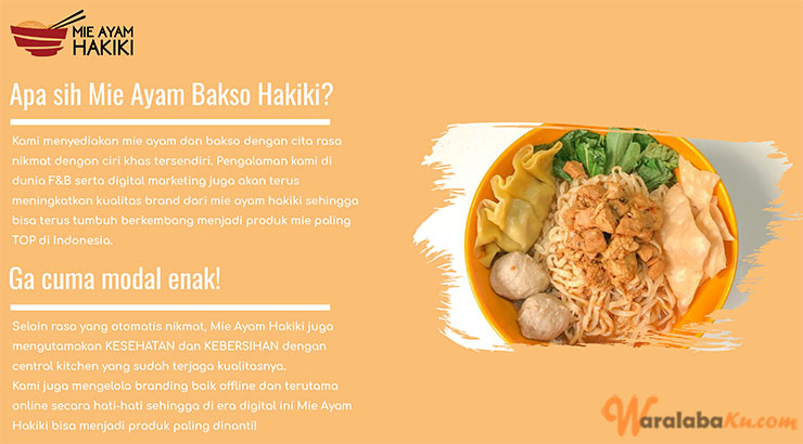 Franchise Peluang Usaha Makanan Mie Ayam Bakso Hakiki