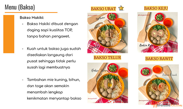 Franchise Peluang Usaha Makanan Mie Ayam Bakso Hakiki