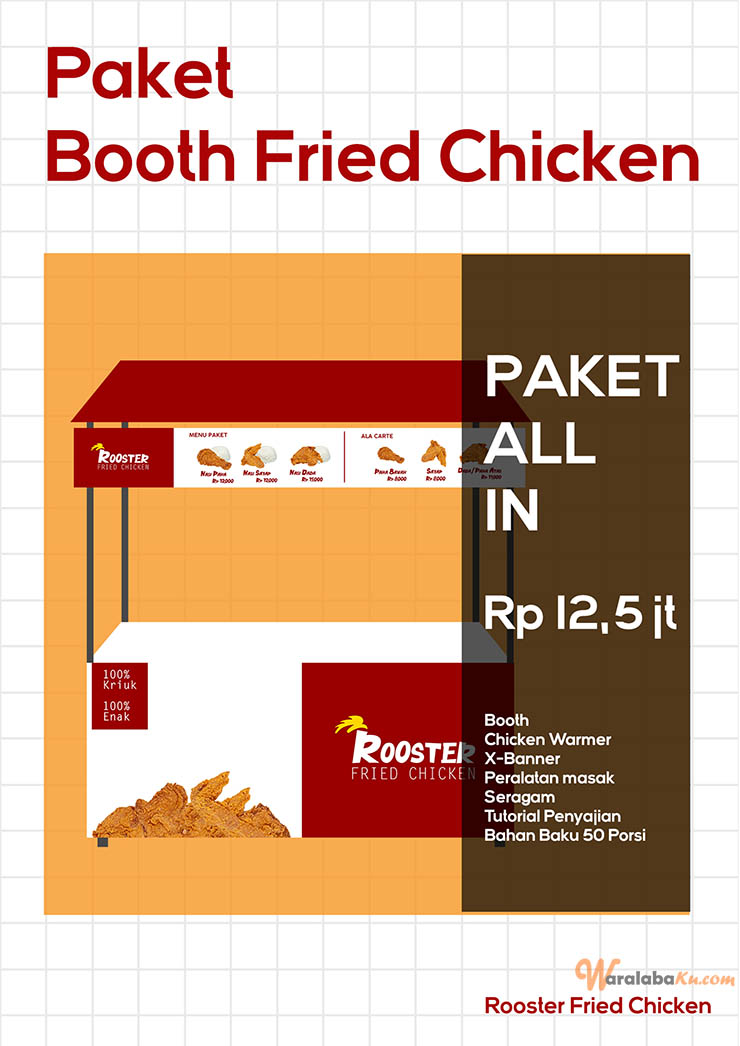 Franchise Peluang Usaha Makanan Rooster Fried Chicken