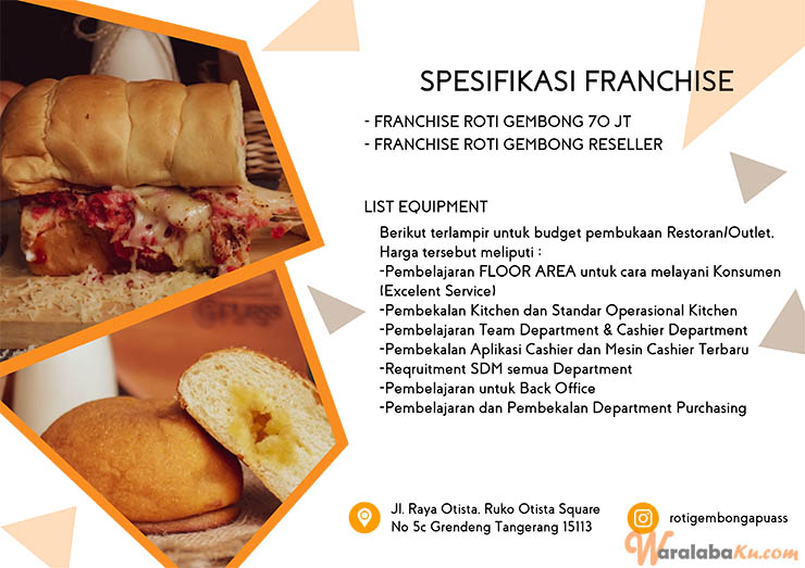 Franchise Peluang Usaha Makanan - Roti Gembong Apuass