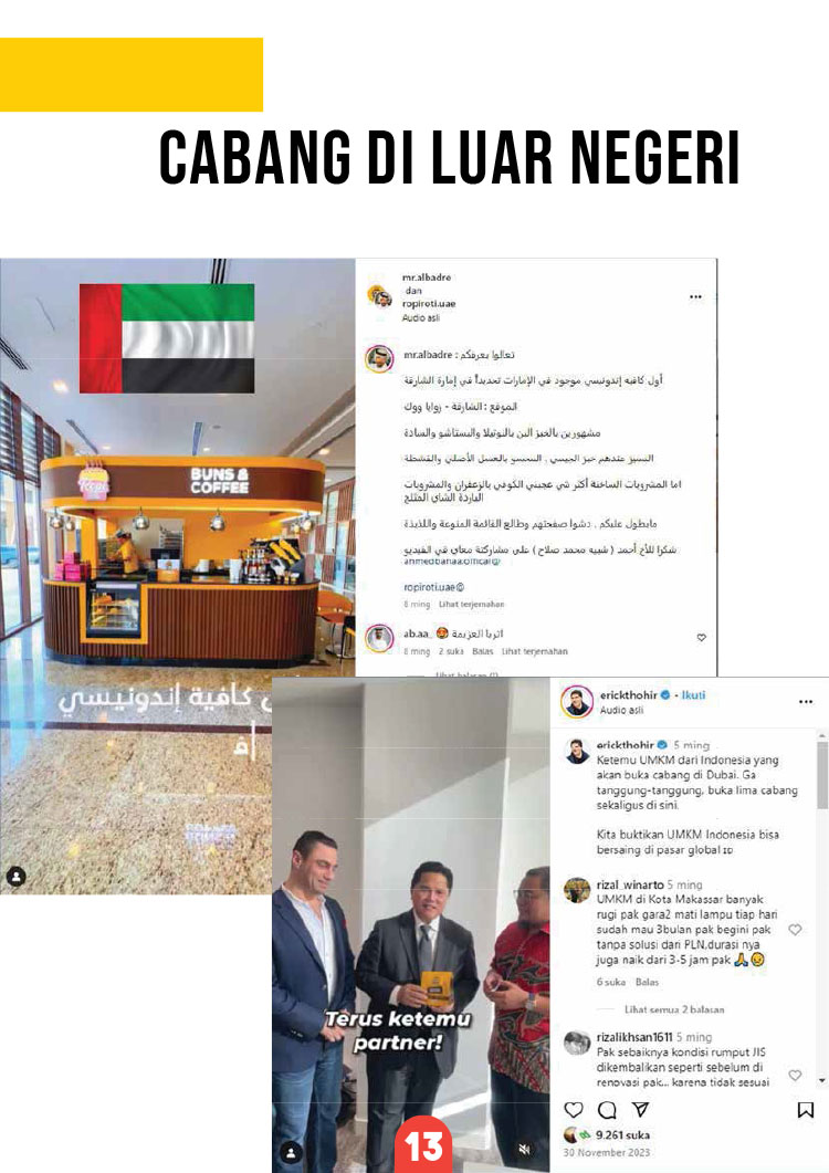 Franchise Peluang Usaha Roti Kopi & Roti Gembong Ropi