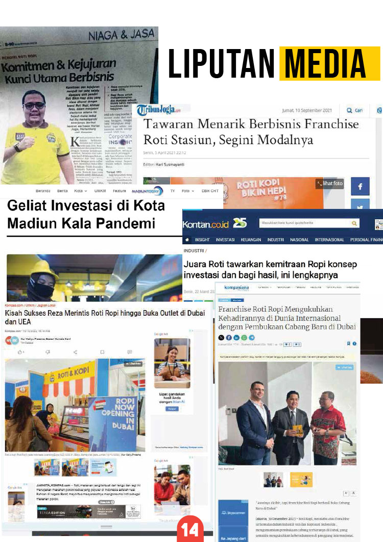 Franchise Peluang Usaha Roti Kopi & Roti Gembong Ropi