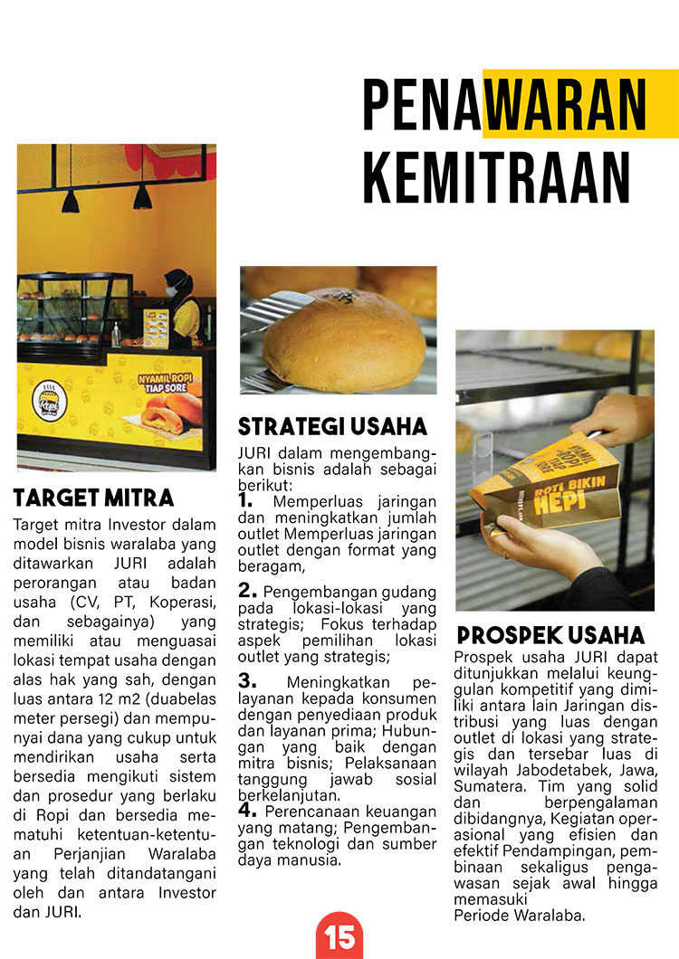 Franchise Peluang Usaha Roti Kopi & Roti Gembong Ropi