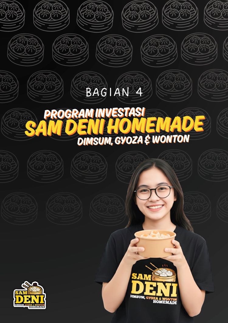 Kemitraan / Peluang Bisnis Dimsum, Gyoza, Wonton Homemade Sam Deni